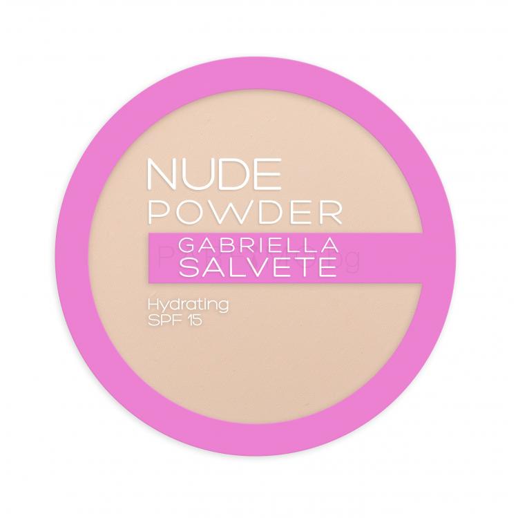 Gabriella Salvete Nude Powder SPF15 Пудра за жени 8 гр Нюанс 01 Pure Nude
