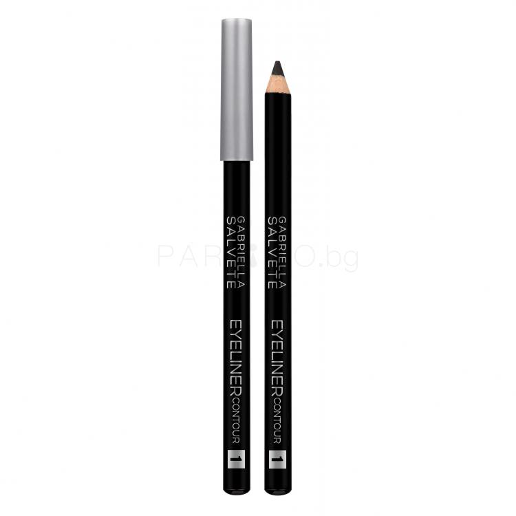 Gabriella Salvete Eyeliner Contour Молив за очи за жени 0,28 гр Нюанс 01 Graphite