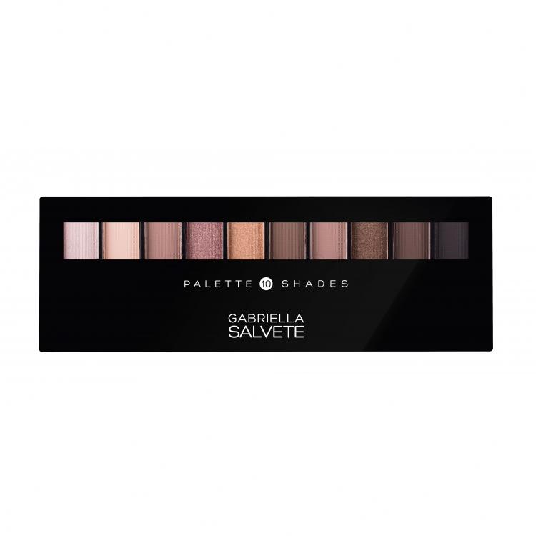 Gabriella Salvete Palette 10 Shades Сенки за очи за жени 12 гр Нюанс 02 Nude