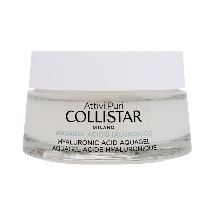 Collistar Pure Actives Hyaluronic Acid Aquagel Дневен крем за лице за жени 50 ml