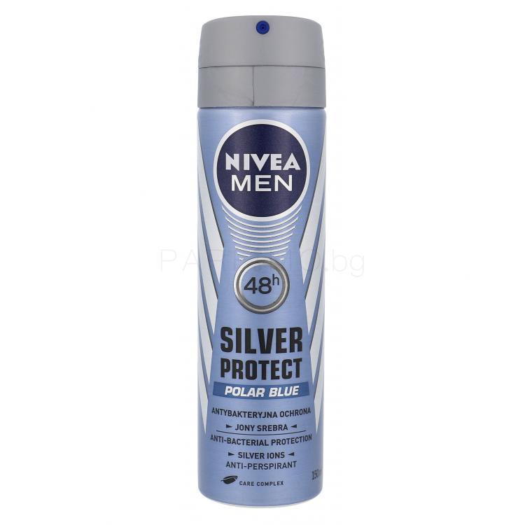 Nivea Men Silver Protect 48h Антиперспирант за мъже 150 ml