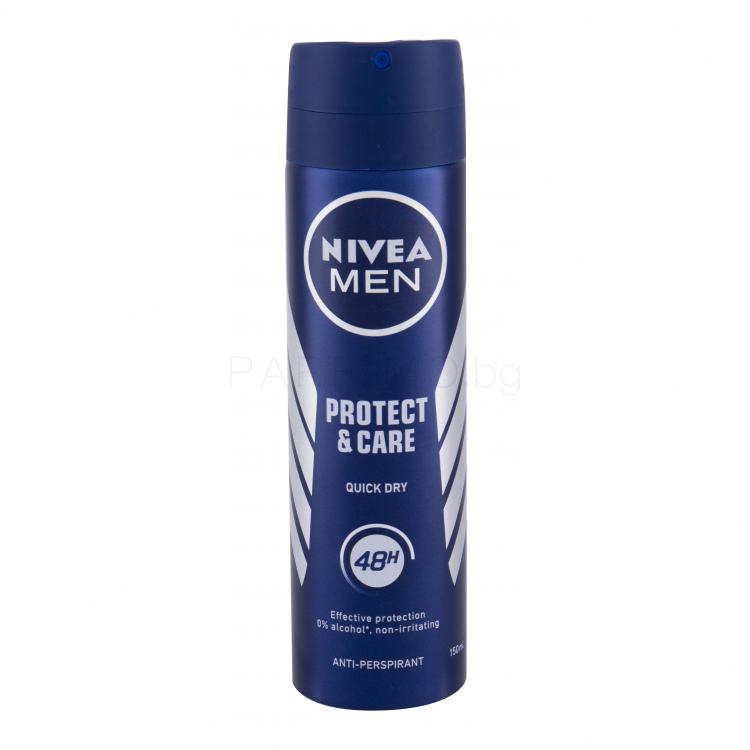 Nivea Men Protect &amp; Care 48h Антиперспирант за мъже 150 ml
