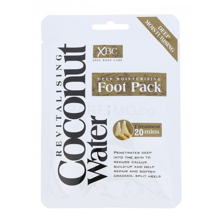 Xpel Coconut Water Deep Moisturising Foot Pack Маска за крака за жени 1 бр