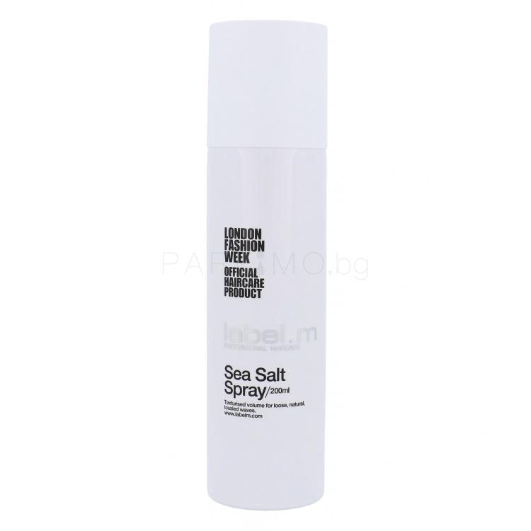 Label m Sea Salt Spray Лак за коса за жени 200 ml