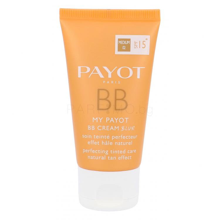 PAYOT My Payot BB Cream Blur SPF15 BB крем за жени 50 ml Нюанс 02 Medium