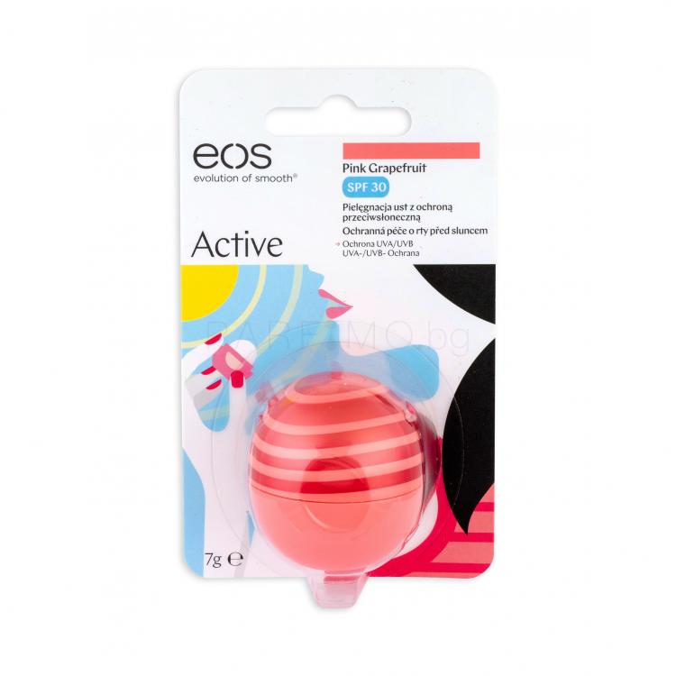 EOS Active SPF30 Балсам за устни за жени 7 гр Нюанс Pink Grapefruit