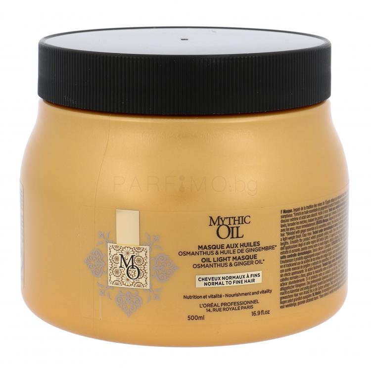 L&#039;Oréal Professionnel Mythic Oil Normal to Fine Hair Masque Маска за коса за жени 500 ml