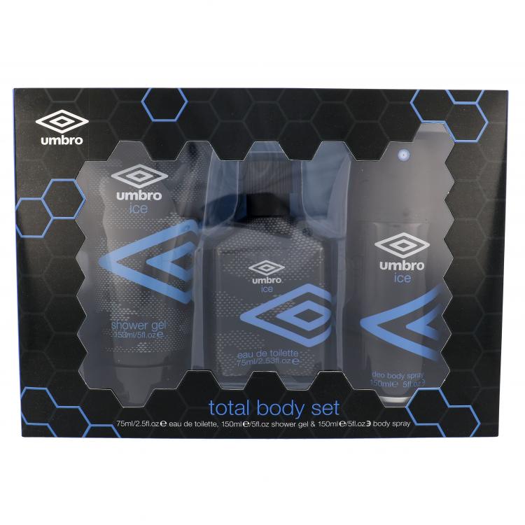 UMBRO Ice Подаръчен комплект EDT 75 ml + душ гел 150 ml + дезодорант 150 ml