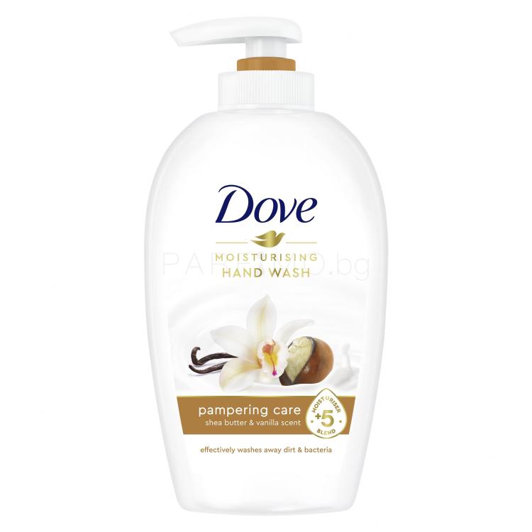 Dove Pampering Shea Butter &amp; Vanilla Течен сапун за жени 250 ml