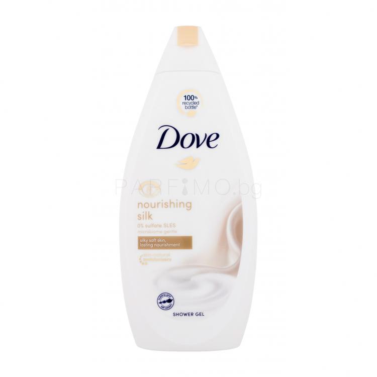 Dove Nourishing Silk Душ гел за жени 500 ml