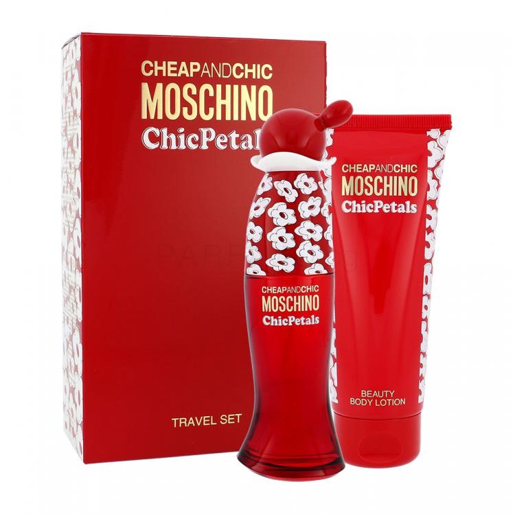 Moschino Cheap And Chic Chic Petals Подаръчен комплект EDT 50 ml + лосион за тяло 100 ml