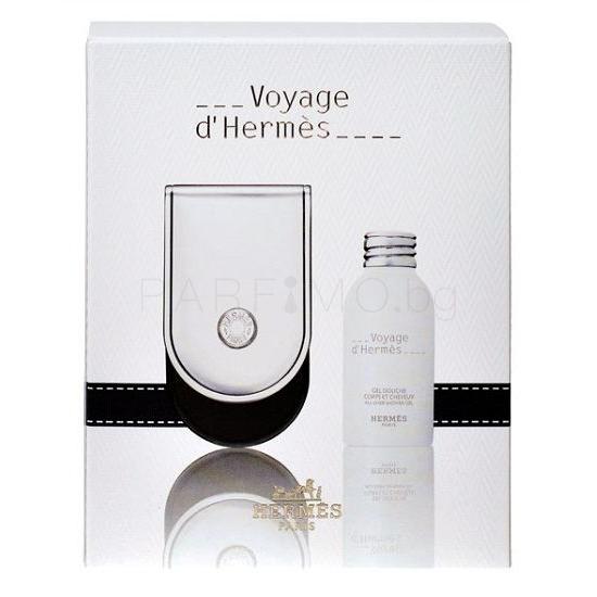 Hermes Voyage d´Hermès Подаръчен комплект парфюм 35 ml + душ гел 30 ml увредена кутия