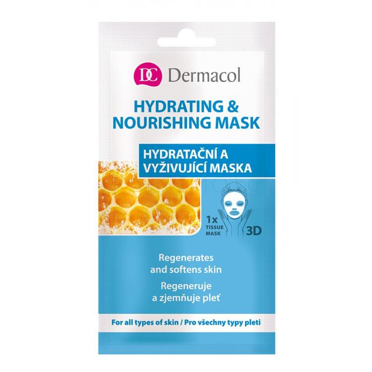 Dermacol Hydrating &amp; Nourishing Mask Маска за лице за жени 15 ml