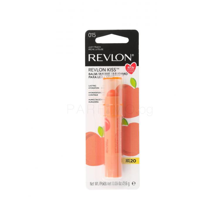 Revlon Revlon Kiss SPF20 Балсам за устни за жени 2,6 гр Нюанс 015 Juicy Peach