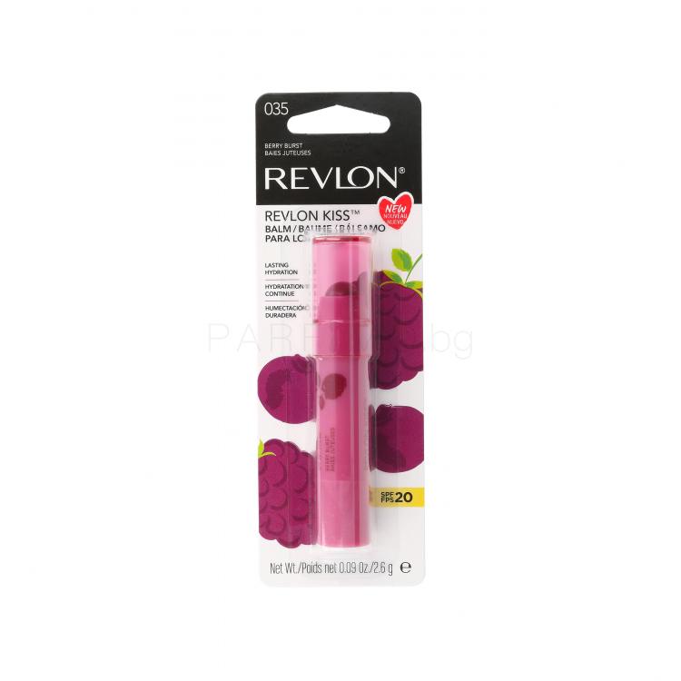 Revlon Revlon Kiss SPF20 Балсам за устни за жени 2,6 гр Нюанс 035 Berry Burst