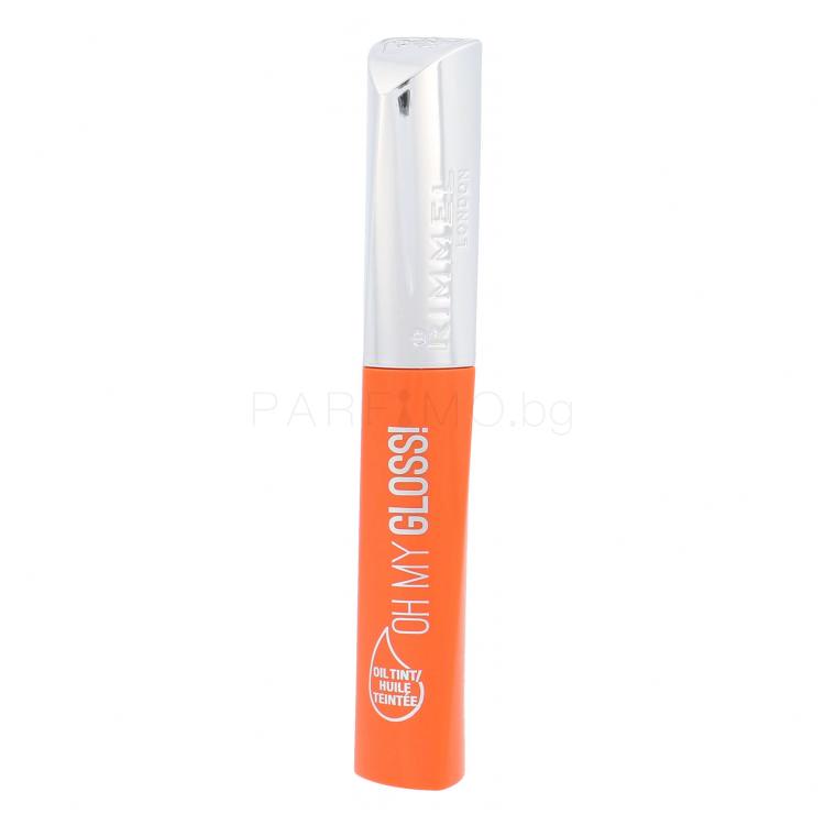 Rimmel London Oh My Gloss! Oil Tint Блясък за устни за жени 6,5 ml Нюанс 600 Orange Mode