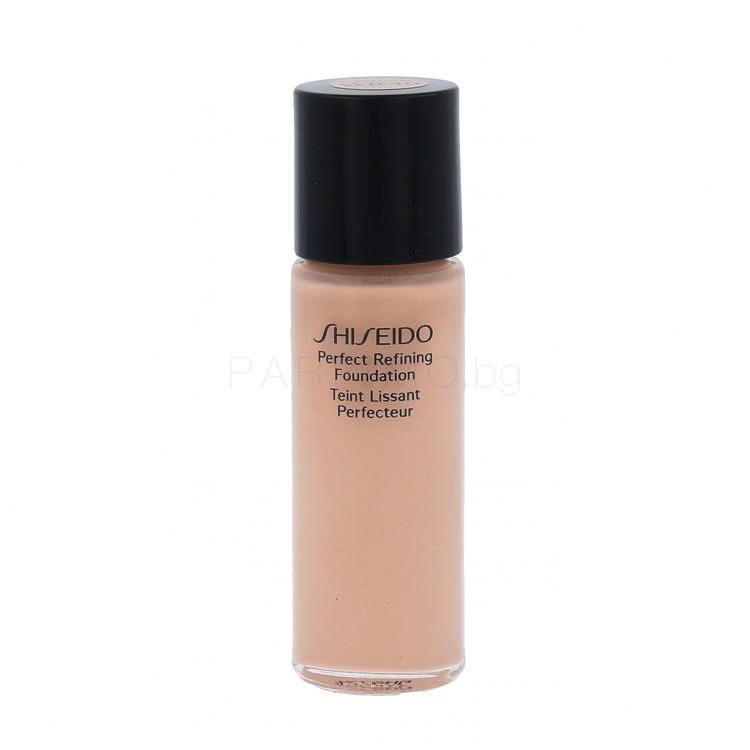 Shiseido Perfect Refining Foundation Фон дьо тен за жени 15 ml Нюанс WB40 Natural Fair Warm Beige ТЕСТЕР