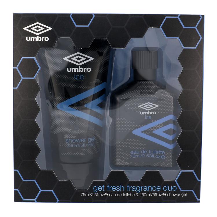 UMBRO Ice Подаръчен комплект EDT 75 ml + душ гел 150 ml увредена кутия