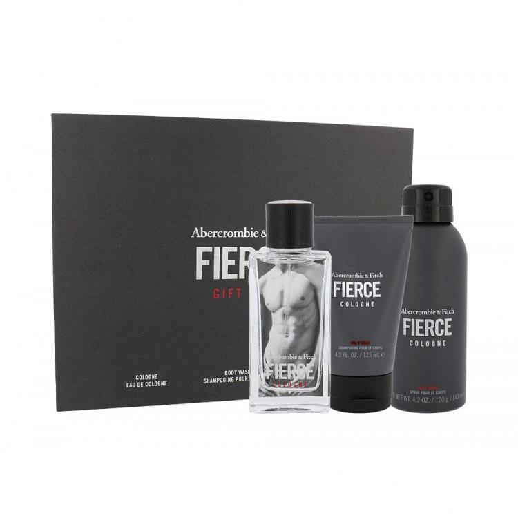 Abercrombie &amp; Fitch Fierce Подаръчен комплект одеколон 50 ml + дезодорант 143 ml + душ гел 125 ml