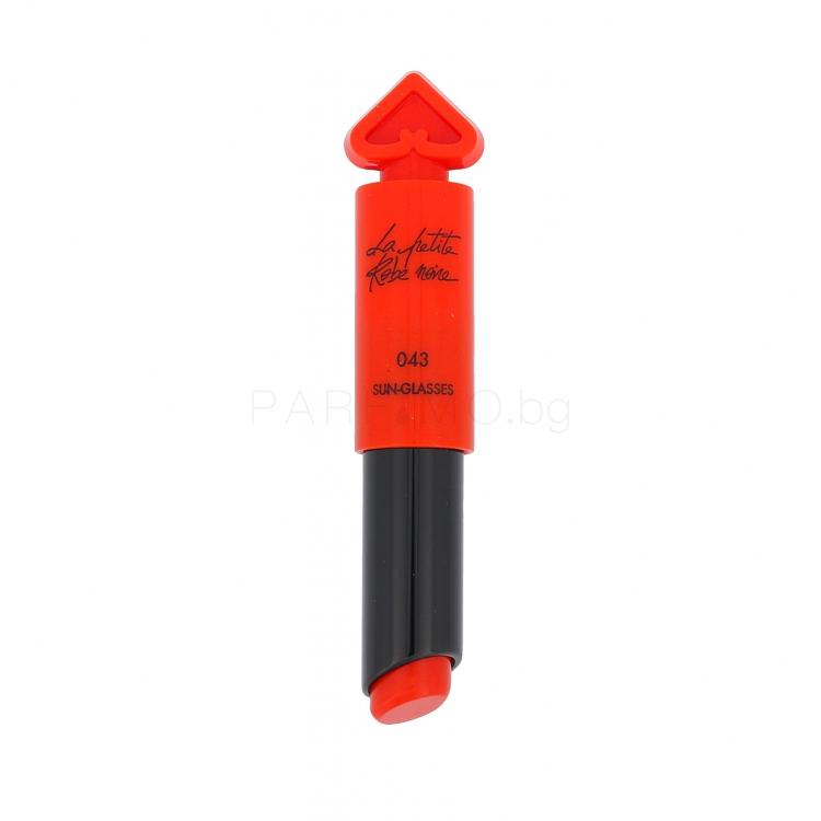 Guerlain La Petite Robe Noire Червило за жени 2,8 g Нюанс 043 Sun-Glasses ТЕСТЕР