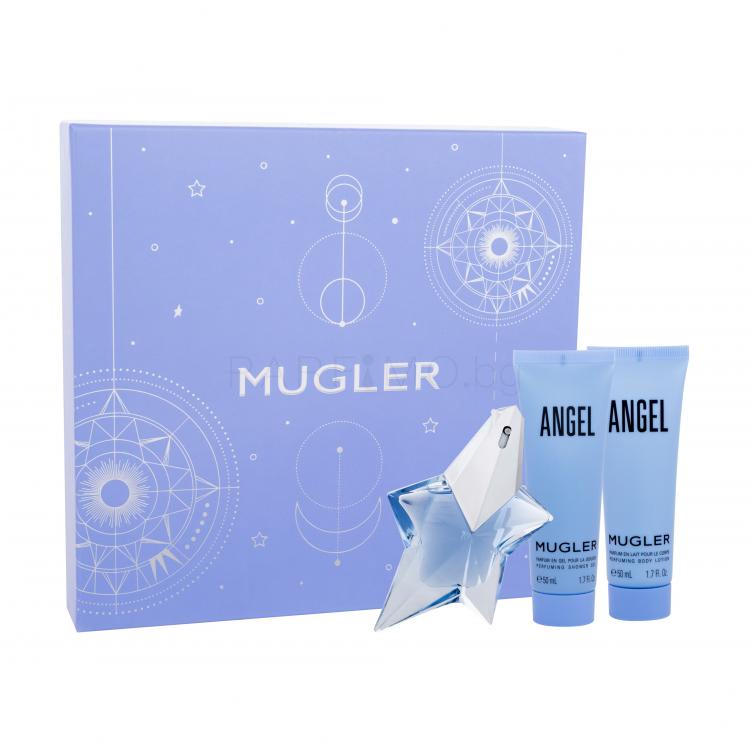 Thierry Mugler Angel Подаръчен комплект EDP 25 ml + лосион за тяло 50 ml + душ гел 50 ml Зареждаем