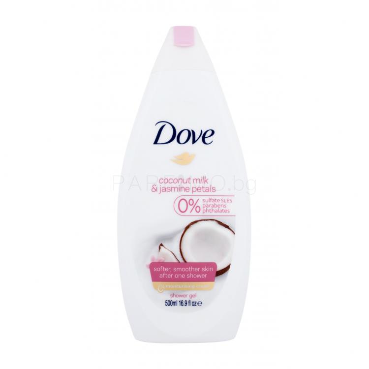 Dove Coconut Milk &amp; Jasmine Petals Душ гел за жени 500 ml
