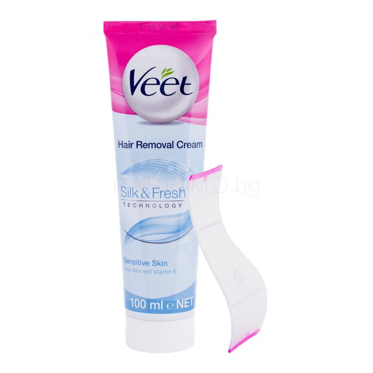 Veet Silk &amp; Fresh™ Sensitive Skin Продукти за депилация за жени 100 ml