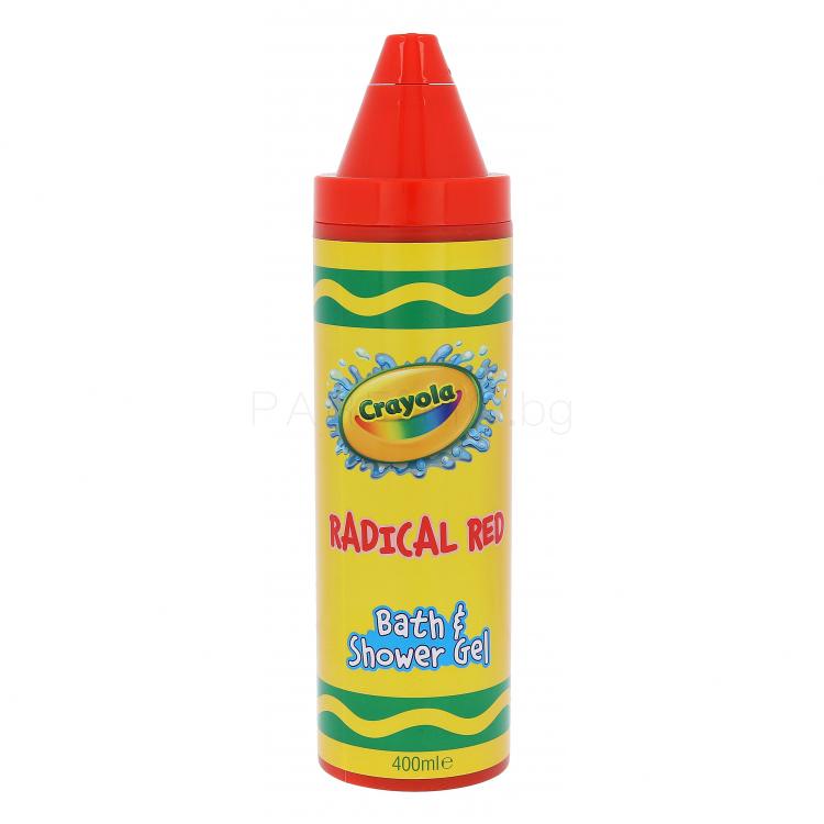 Crayola Bath &amp; Shower Gel Душ гел за деца 400 ml Нюанс Radical Red