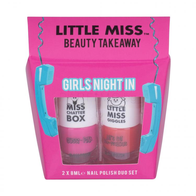 Little Miss Little Miss Beauty Takeaway Подаръчен комплект лак за нокти 8 ml + лак за нокти 8 ml Let´s Get Red-iculous