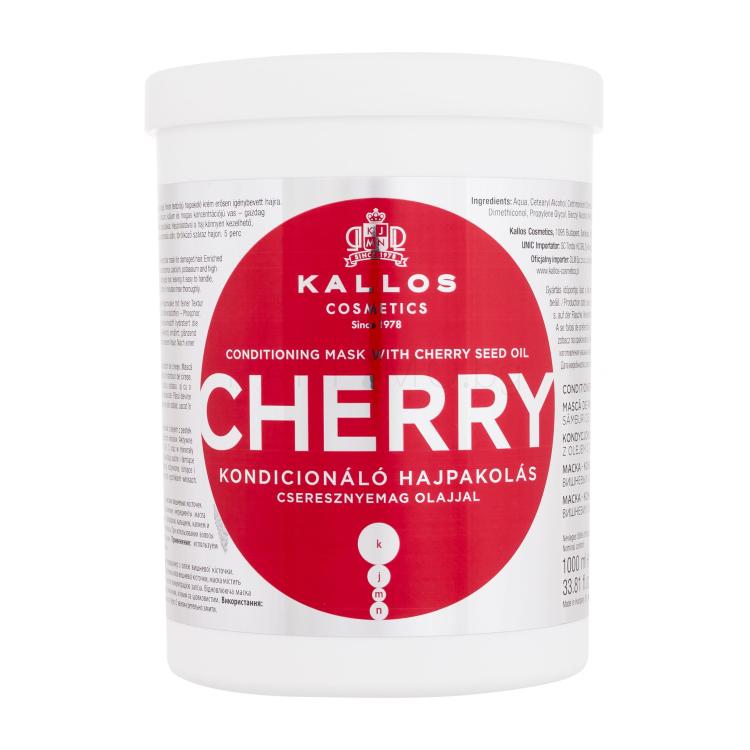 Kallos Cosmetics Cherry Маска за коса за жени 1000 ml