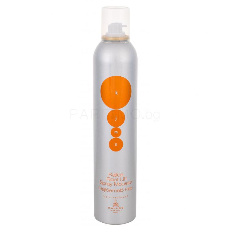 Kallos Cosmetics KJMN Root Lift Spray Mousse Втвърдител за коса за жени 300 ml