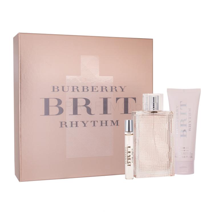 Burberry Brit for Her Rhythm Floral Подаръчен комплект EDT 90 ml + EDT 7,5 ml + лосион за тяло 75 ml