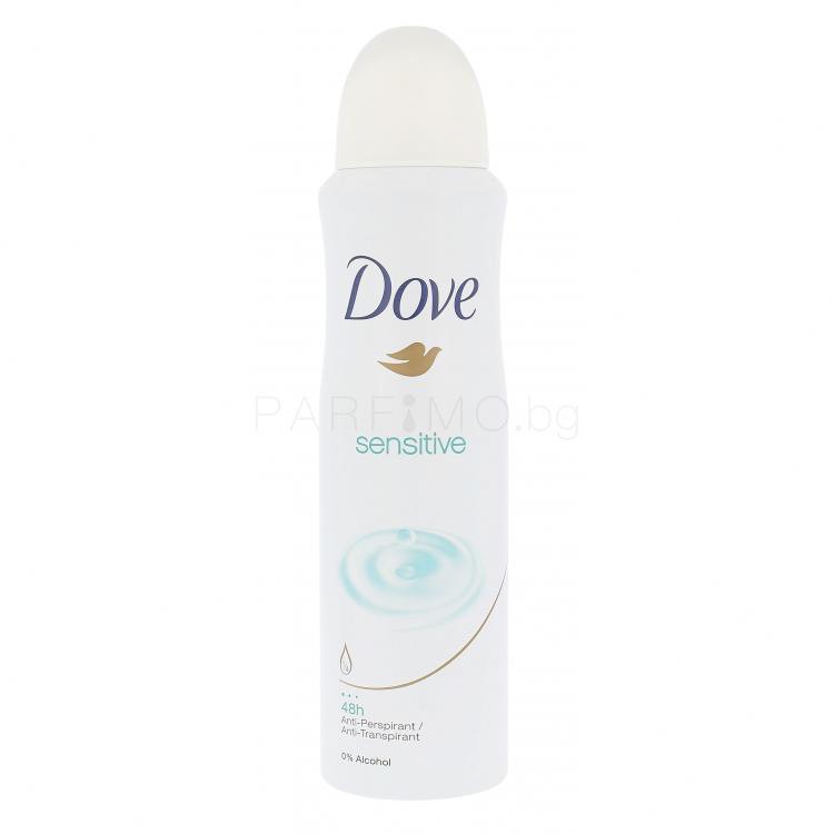 Dove Sensitive 48h Антиперспирант за жени 150 ml