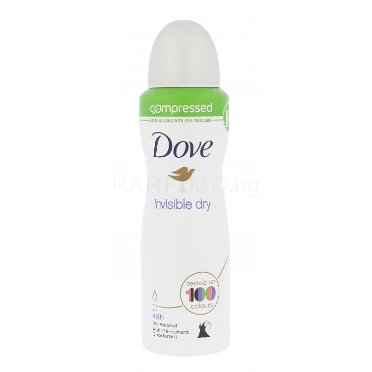Dove Invisible Dry 48h Антиперспирант за жени 125 ml
