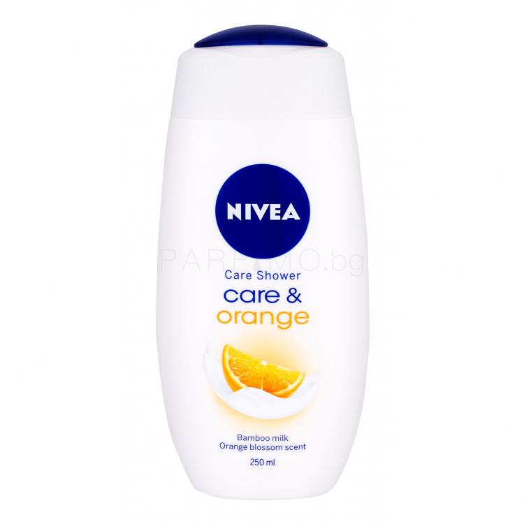 Nivea Care &amp; Orange Душ гел за жени 250 ml