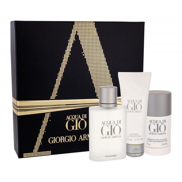 Giorgio Armani Acqua di Giò Pour Homme Подаръчен комплект EDT 100 ml + деостик 75 ml + душ гел 75 ml