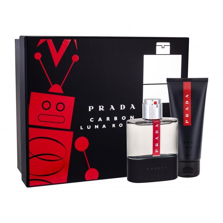 Prada Luna Rossa Carbon Подаръчен комплект EDT 100 ml + душ гел 100 ml