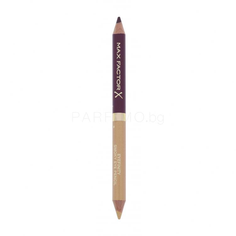 Max Factor Eyefinity Smoky Eye Pencil Молив за очи за жени 1,3 гр Нюанс 03 Royal Violet + Crushed Gold