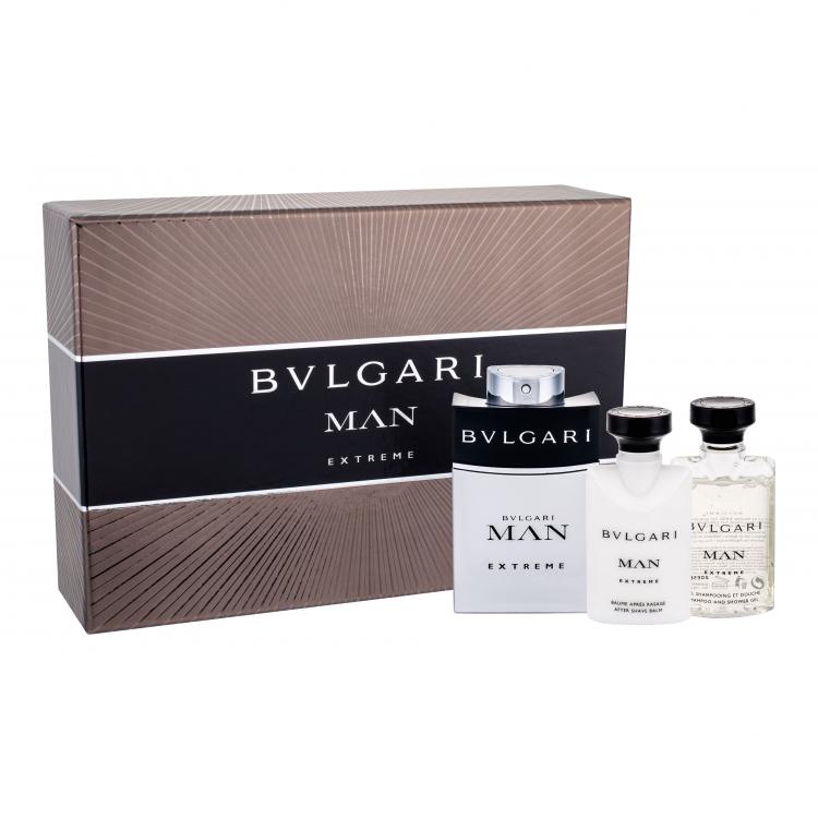 Bvlgari Bvlgari Man Extreme Подаръчен комплект EDT 60 ml + балсам след бръснене 40 ml + душ гел 40 ml