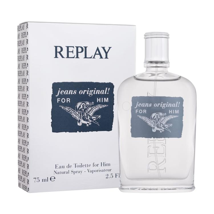 Replay Jeans Original! For Him Eau de Toilette за мъже 75 ml