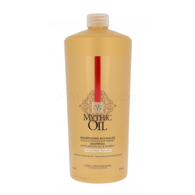 L&#039;Oréal Professionnel Mythic Oil Thick Hair Shampoo Шампоан за жени 1000 ml
