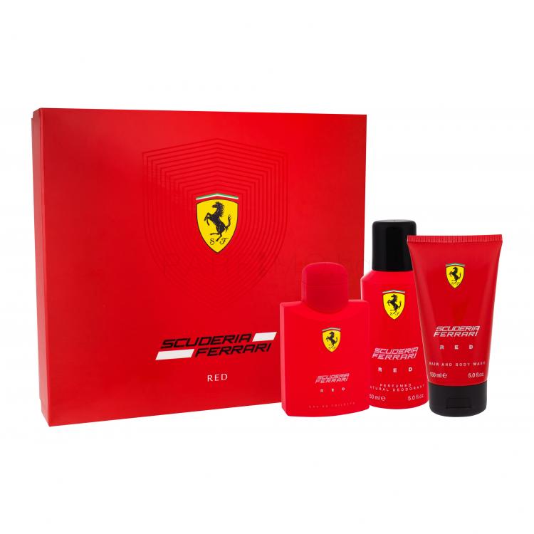 Ferrari Scuderia Ferrari Red Подаръчен комплект EDT 125 ml + душ гел 150 ml + дезодорант 150 ml