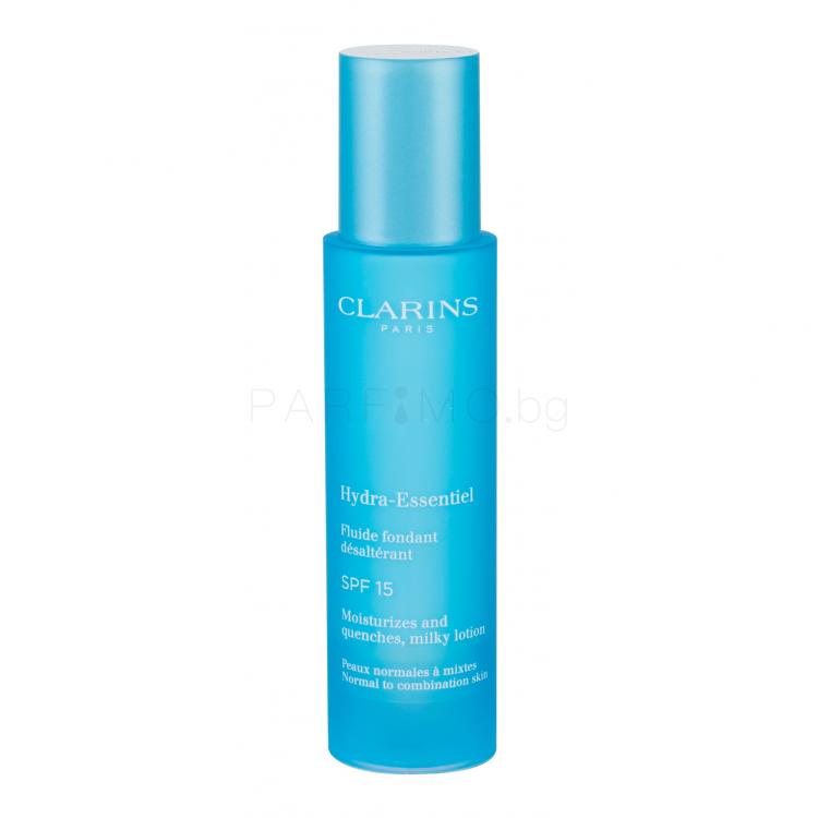 Clarins Hydra-Essentiel Milky Fluid SPF15 Дневен крем за лице за жени 50 ml