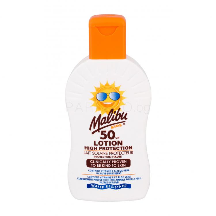 Malibu Kids SPF50 Слънцезащитна козметика за тяло за деца 200 ml