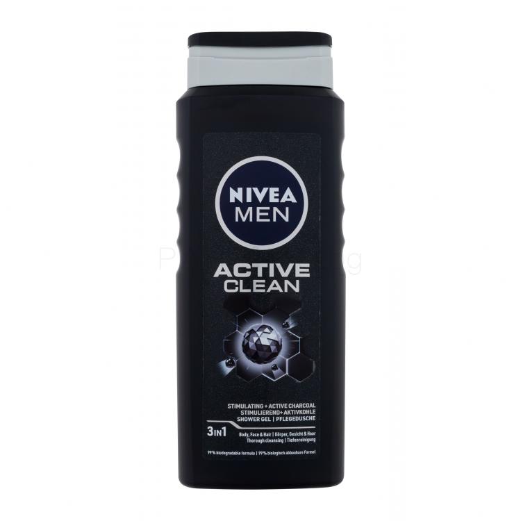 Nivea Men Active Clean Душ гел за мъже 500 ml