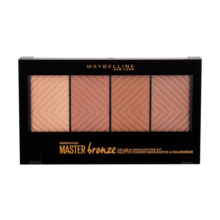 Maybelline Master Bronze Color &amp; Highlighting Kit Бронзант за жени 14 гр