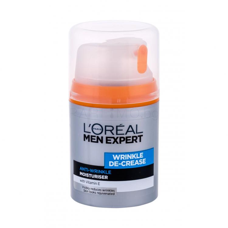 L&#039;Oréal Paris Men Expert Wrinkle De-Crease Дневен крем за лице за мъже 50 ml