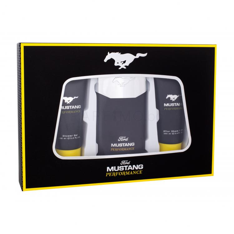 Ford Mustang Performance Подаръчен комплект EDT 100 ml + душ гел 100 ml + балсам след бръснене 100 ml