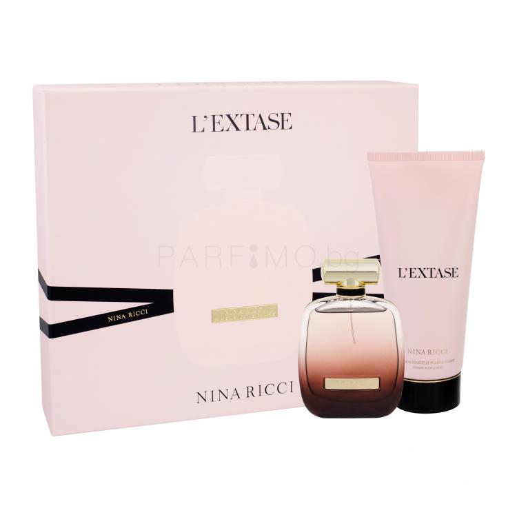 Nina Ricci L´Extase Подаръчен комплект EDP 80 ml + лосион за тяло 200 ml увредена кутия