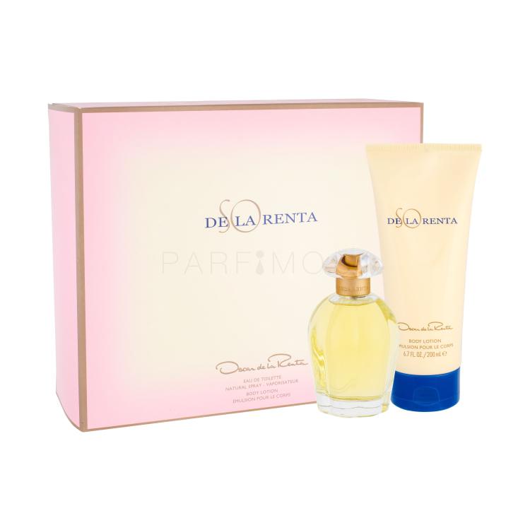 Oscar de la Renta So Подаръчен комплект EDT 100 ml + лосион за тяло 200 ml увредена кутия